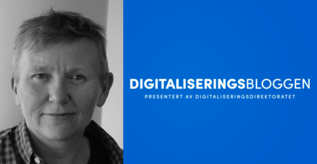 Portrett av Mona Hovland Jakobsen. Digitaliseringsbloggen, presentert av Digitaliseringsdirektoratet