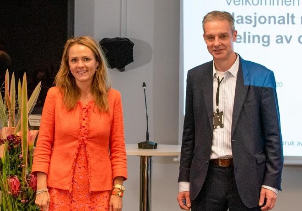 Linda Hofstad og Steffen Sutorius åpner Nasjonalt resurssenter for deling av data