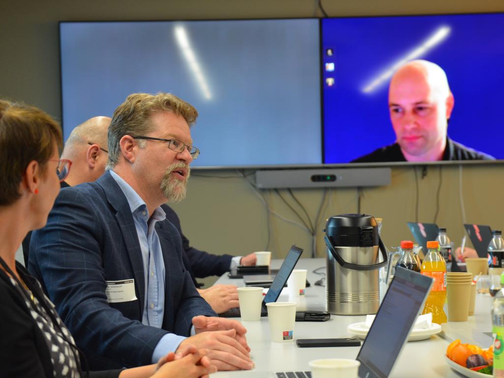 Bildet viser Dag Hovdhaugen fra Direktorat for Høyere utdanning (HK-dir) i Digitaliseringsrådet