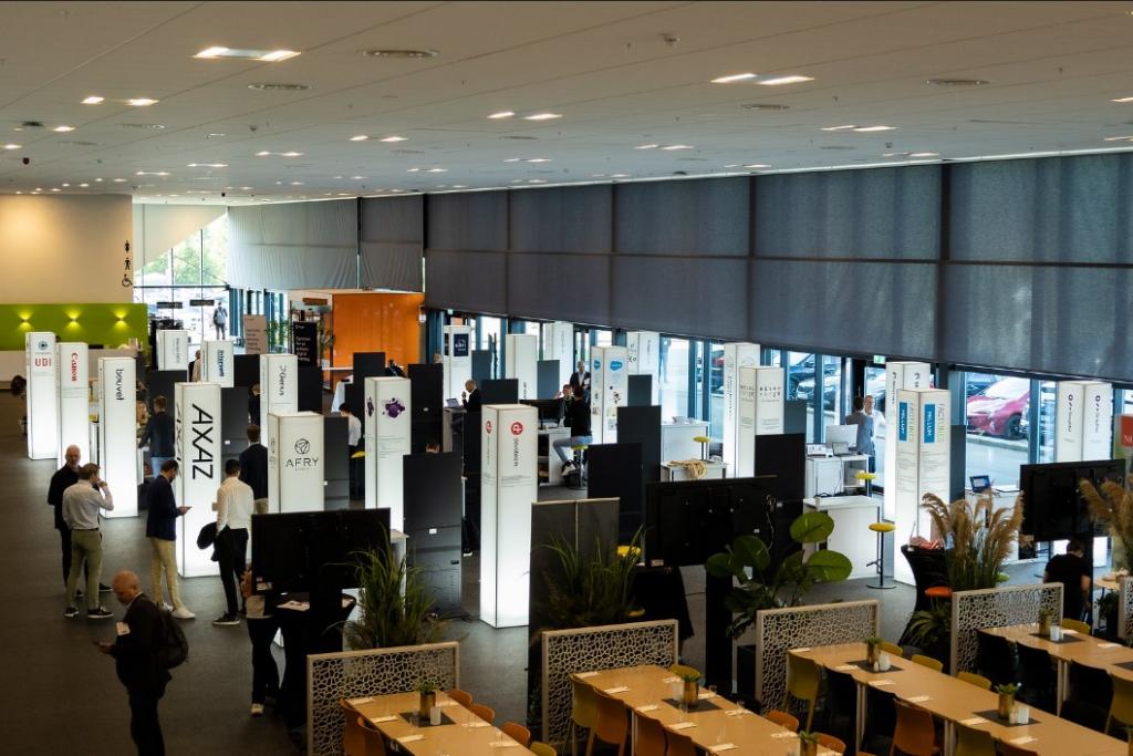 Utstillerområdet på Digitaliseringskonferansen 2022