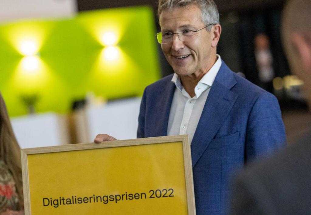 Arve Paulsen mottok Digitaliseringsprisen i 2022