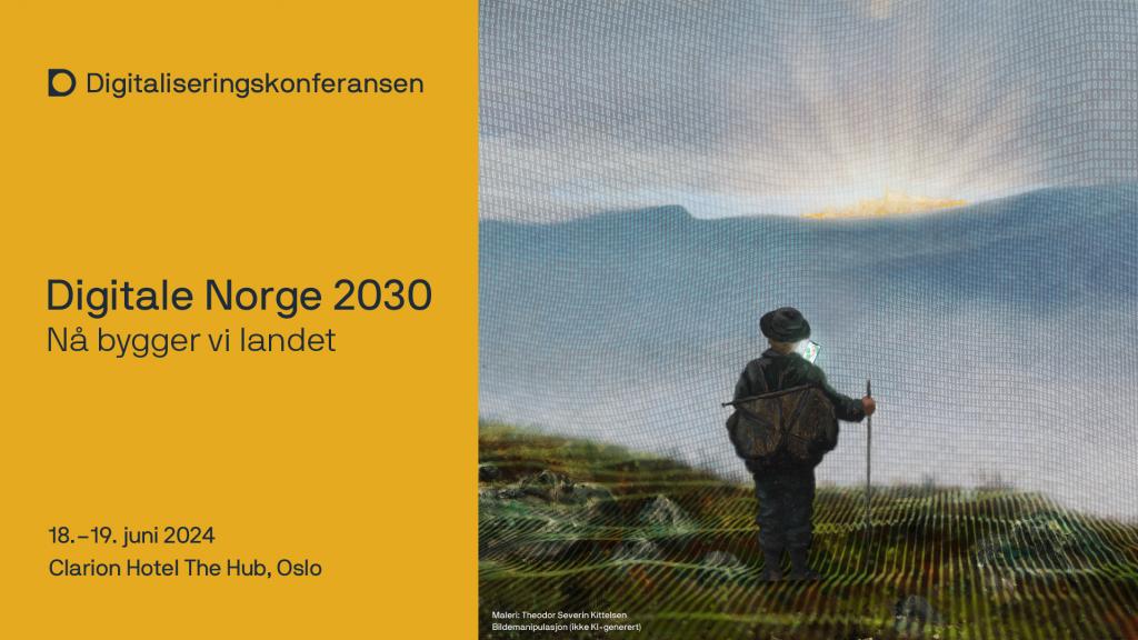 PLakat Digitaliseringskonferansen 2024 Soria Moria 