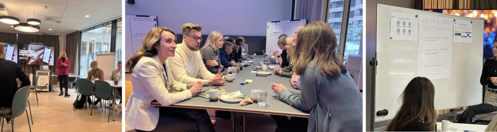 Illustrasjon: Det tverrfaglige kjerneteamet har involvert en bred referansegruppe underveis, og tatt med styringsgruppa på eksperimentering og kreative arbeidsmøter for økt forståelse og eierskap