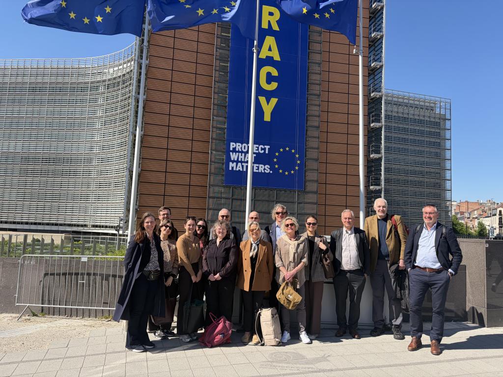 Bilde av Skates Eu gruppe på studietur